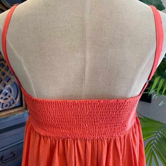 Zara orange empire waist sundress - Picture 9 of 11